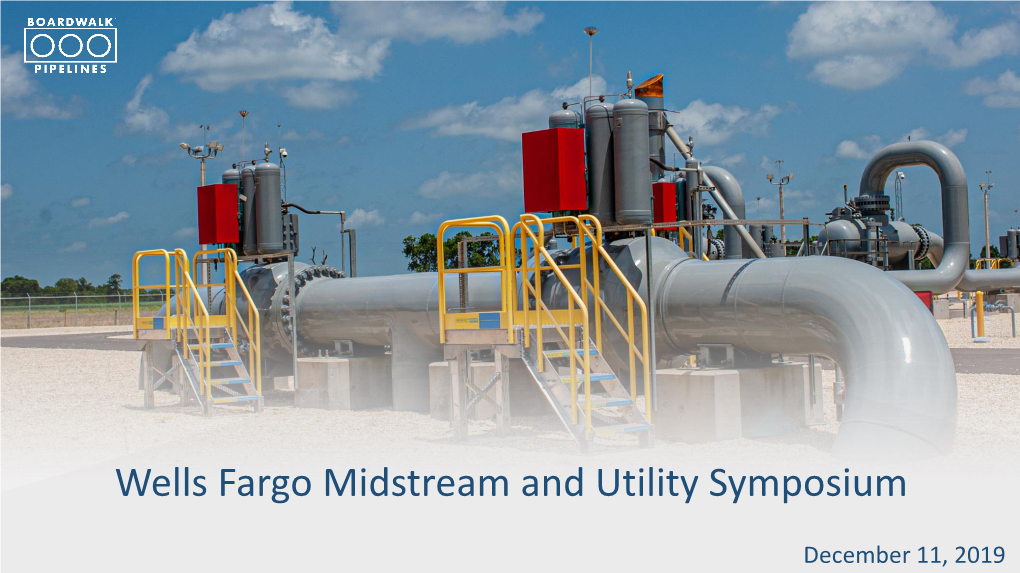 Wells Fargo Midstream and Utility Symposium