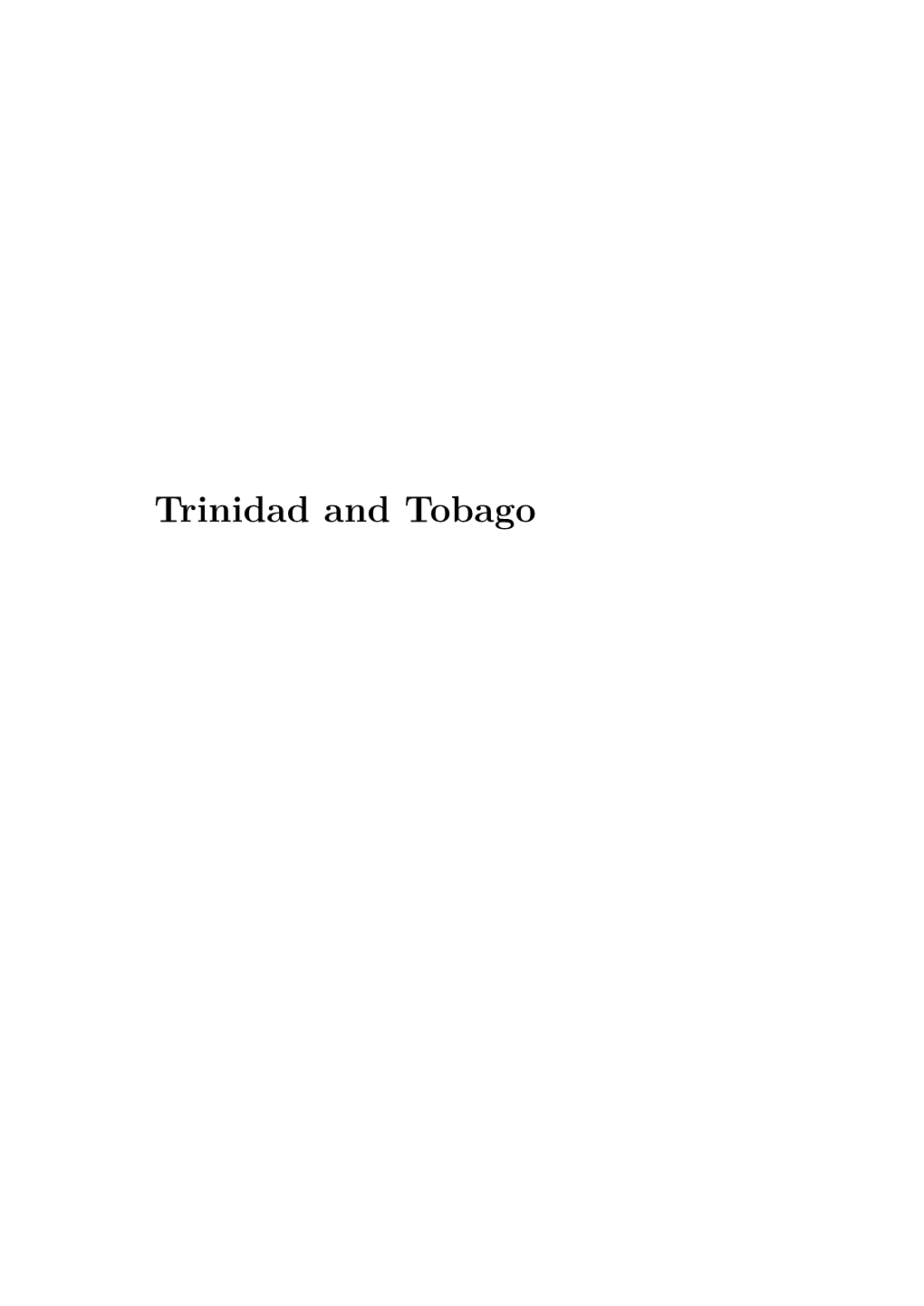 Ethnicity in Trinidad and Tobago