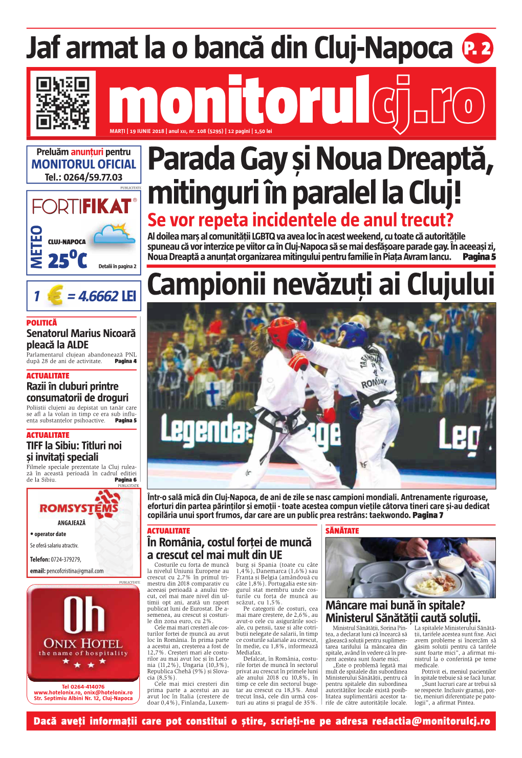 Parada Gay Şi Noua Dreaptă, Mitinguri În Paralel La Cluj!