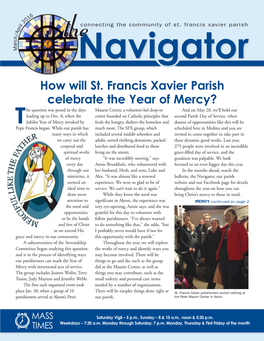How Will St. Francis Xavier Parish Celebrate the Year of Mercy?