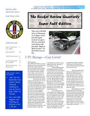 The Rocket Review Quarterly Super Fall Edition