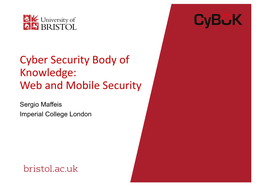 Web and Mobile Security