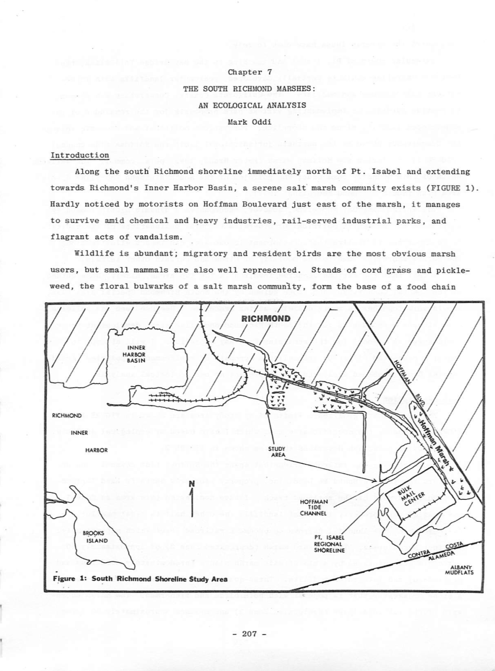 Figure 1: South Richmond Shoreline Study Area