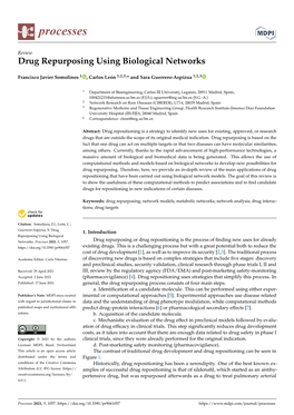 Drug Repurposing Using Biological Networks