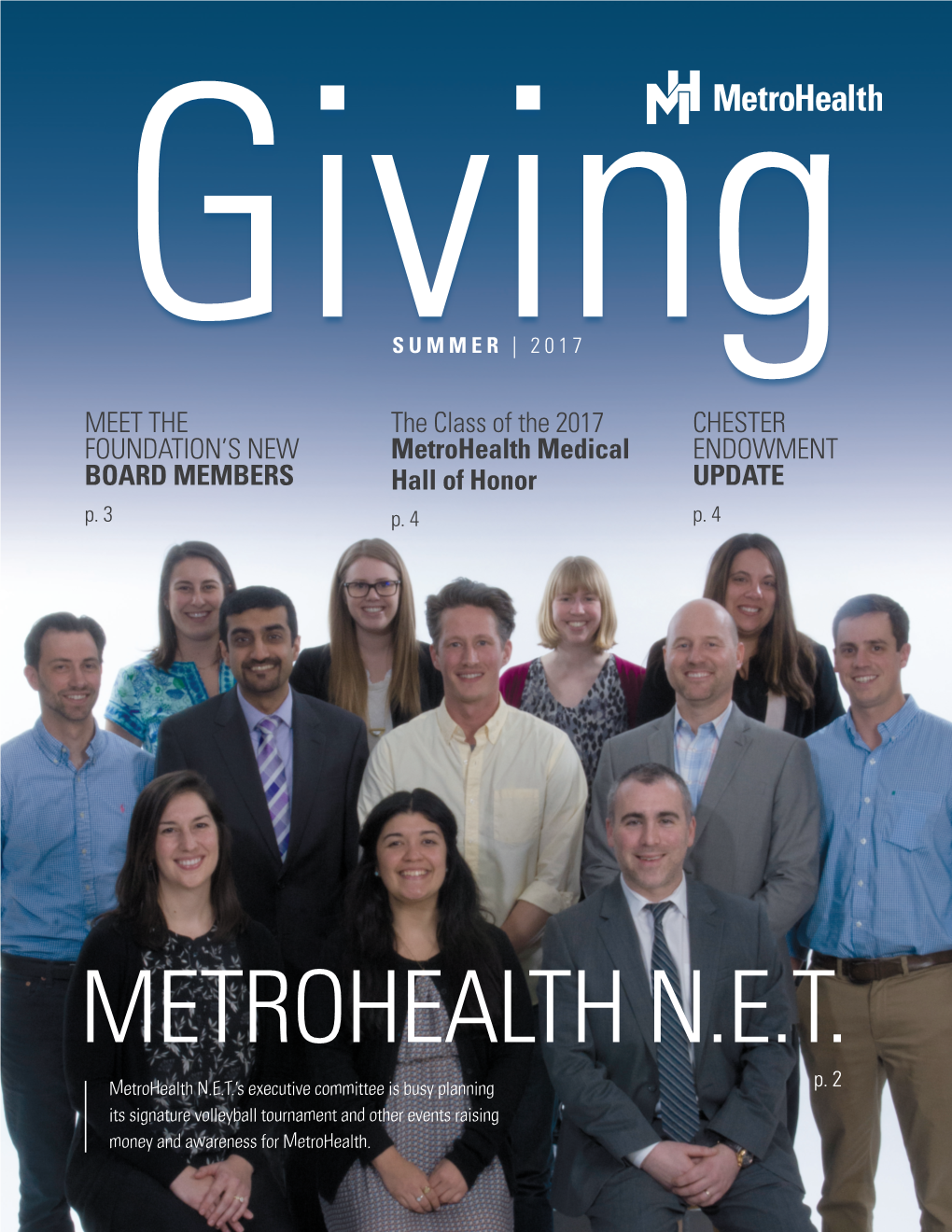 METROHEALTH N.E.T. Metrohealth N.E.T.’S Executive Committee Is Busy Planning P