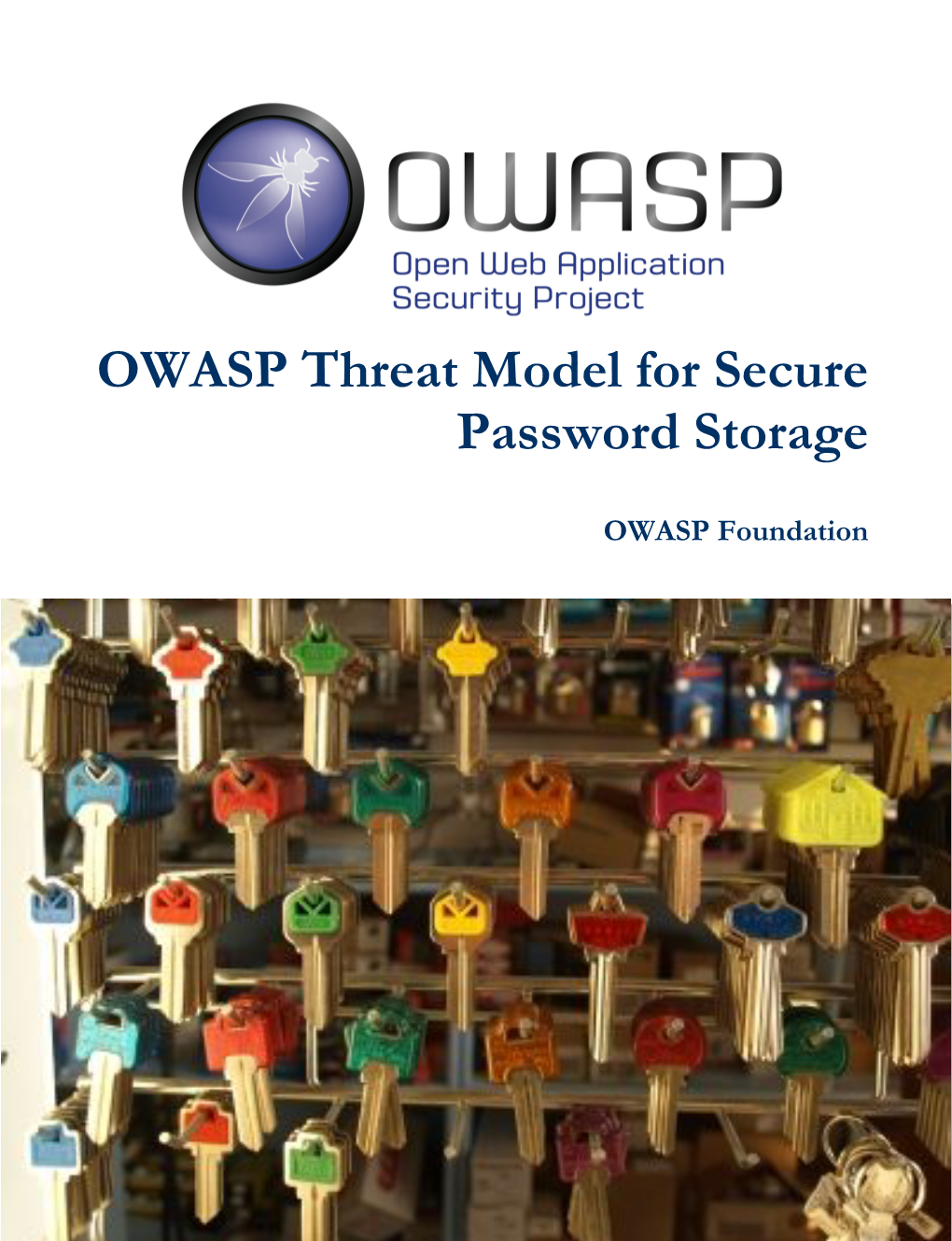 OWASP Threat Model for Secure Password Storage Is Psart of the Appsec Knowledge Series