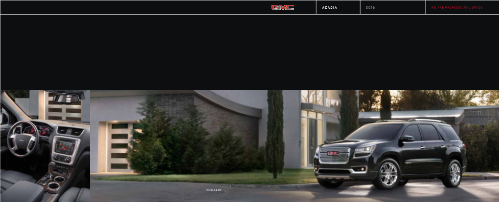 2015 GMC Acadia Catalogue