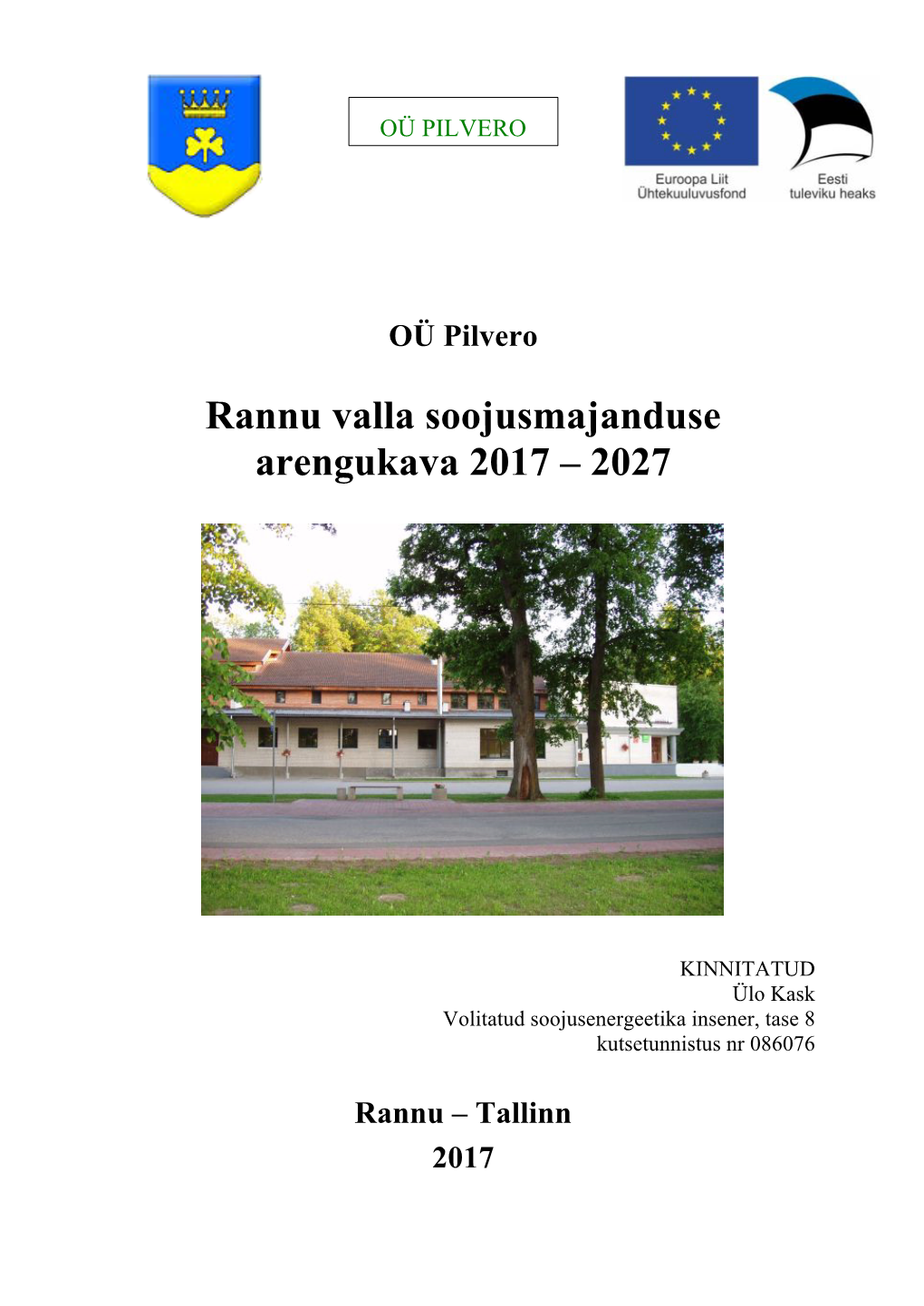 Rannu Valla Soojusmajanduse Arengukava 2017 – 2027