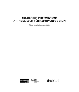 Art/Nature. Interventions at the Museum Für Naturkunde Berlin