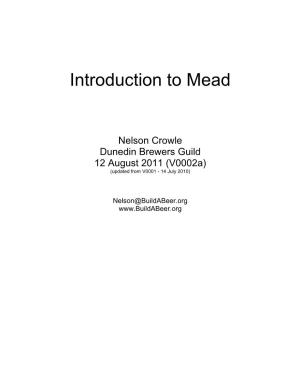 Introduction to Mead