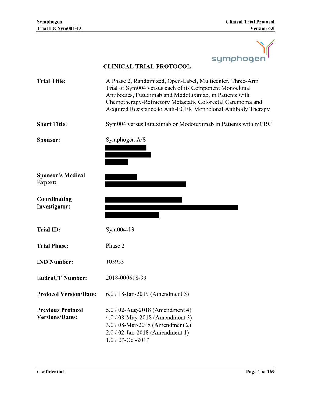 CLINICAL TRIAL PROTOCOL Trial Title