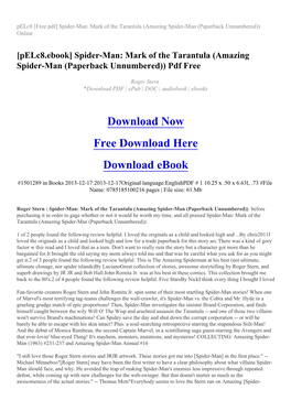 (Amazing Spider-Man (Paperback Unnumbered)) Online