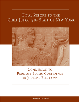 FINAL REPORT to the CHIEF JUDGE of the STATE of NEW YORK