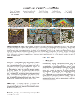 Inverse Design of Urban Procedural Models