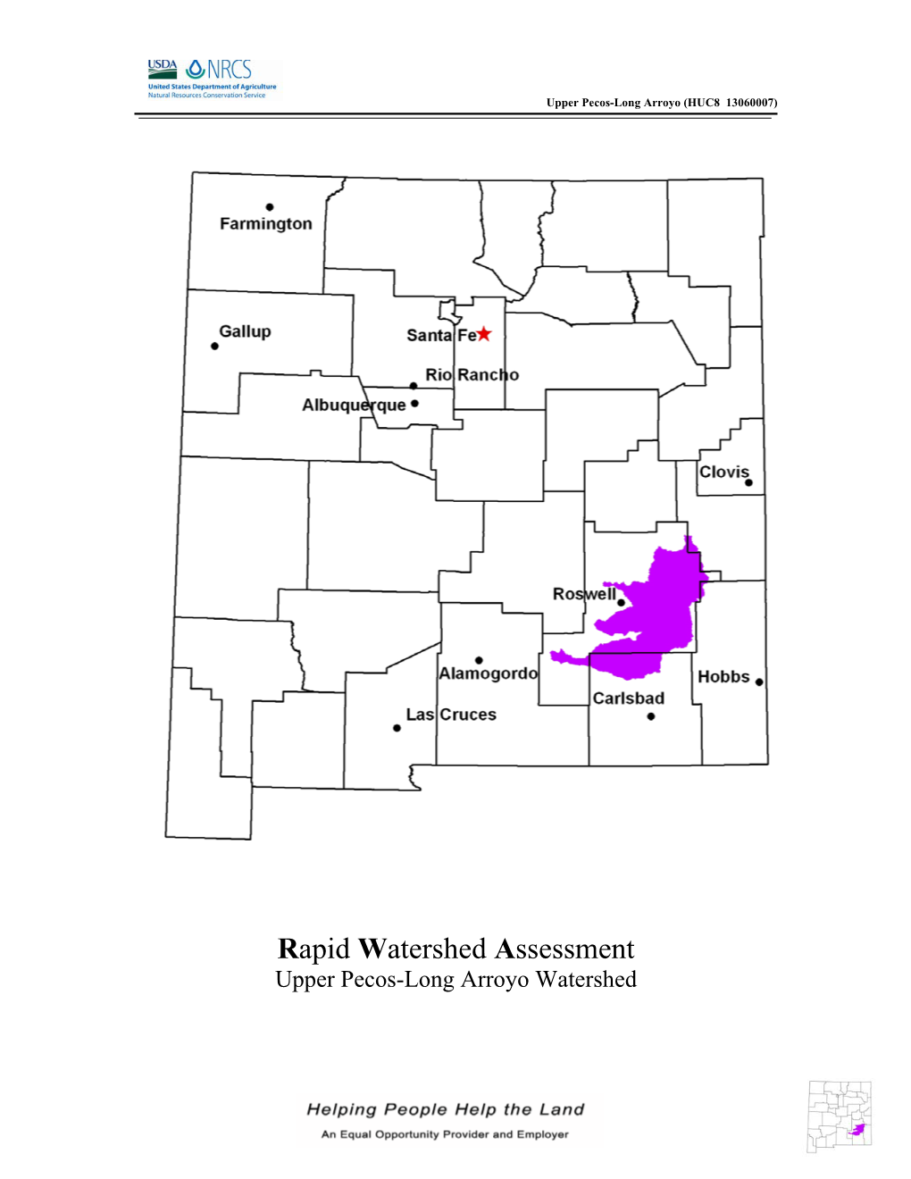 Upper Pecos-Long Arroyo Watershed