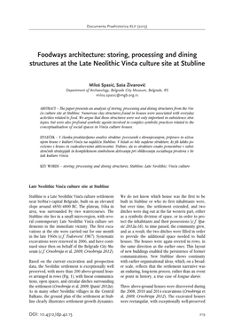 Foodways Architecture&gt; Storing, Processing And
