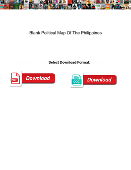 Blank Political Map of the Philippines