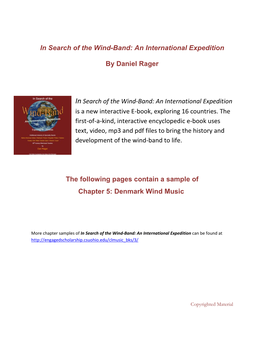 An International Expedition by Daniel Rager in Search of the Wind-Band