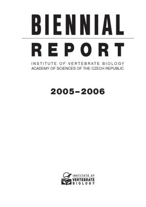 Biennial Report 2005–2006