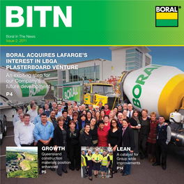 Boral News Issue 2, 2011