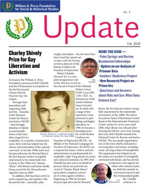 Charley Shively Prize for Gay Liberation and Activism