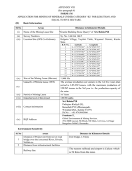 1.948 Ha the Nearest Railhead and Airport Is Calicut Which Is 54 Kms