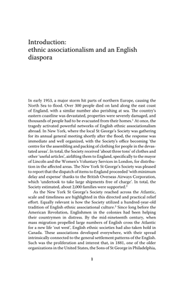 Ethnic Associationalism and an English Diaspora
