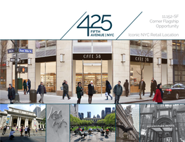 11,152-SF Corner Flagship Opportunity Iconic NYC Retail