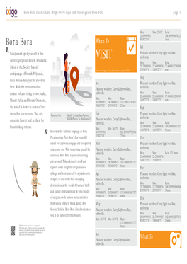 Bora Bora Travel Guide - Page 1