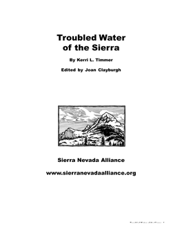 Troubled Water of the Sierra