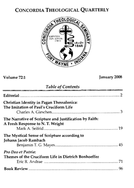 Table of Contents Benjamin TG Mayes