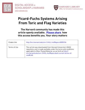 Picard-Fuchs Systems Arising from Toric and Flag Varieties