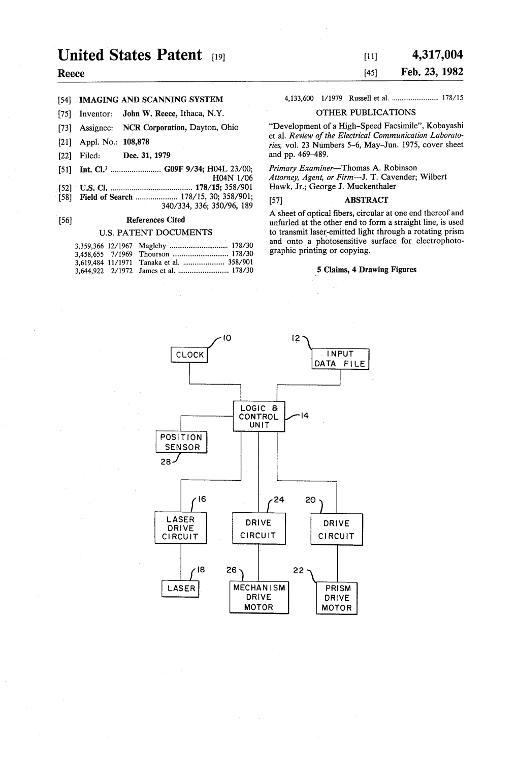 United States Patent (19) 11) 4,317,004 Reece (45) Feb