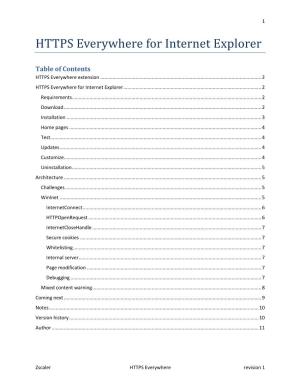 HTTPS Everywhere for Internet Explorer