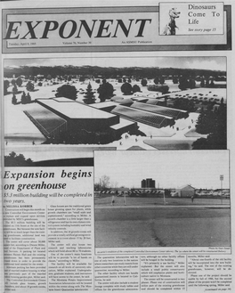 EXPONENT See Story Page 15 Tuesday, April 9, 1985 Volume 76, Number 39