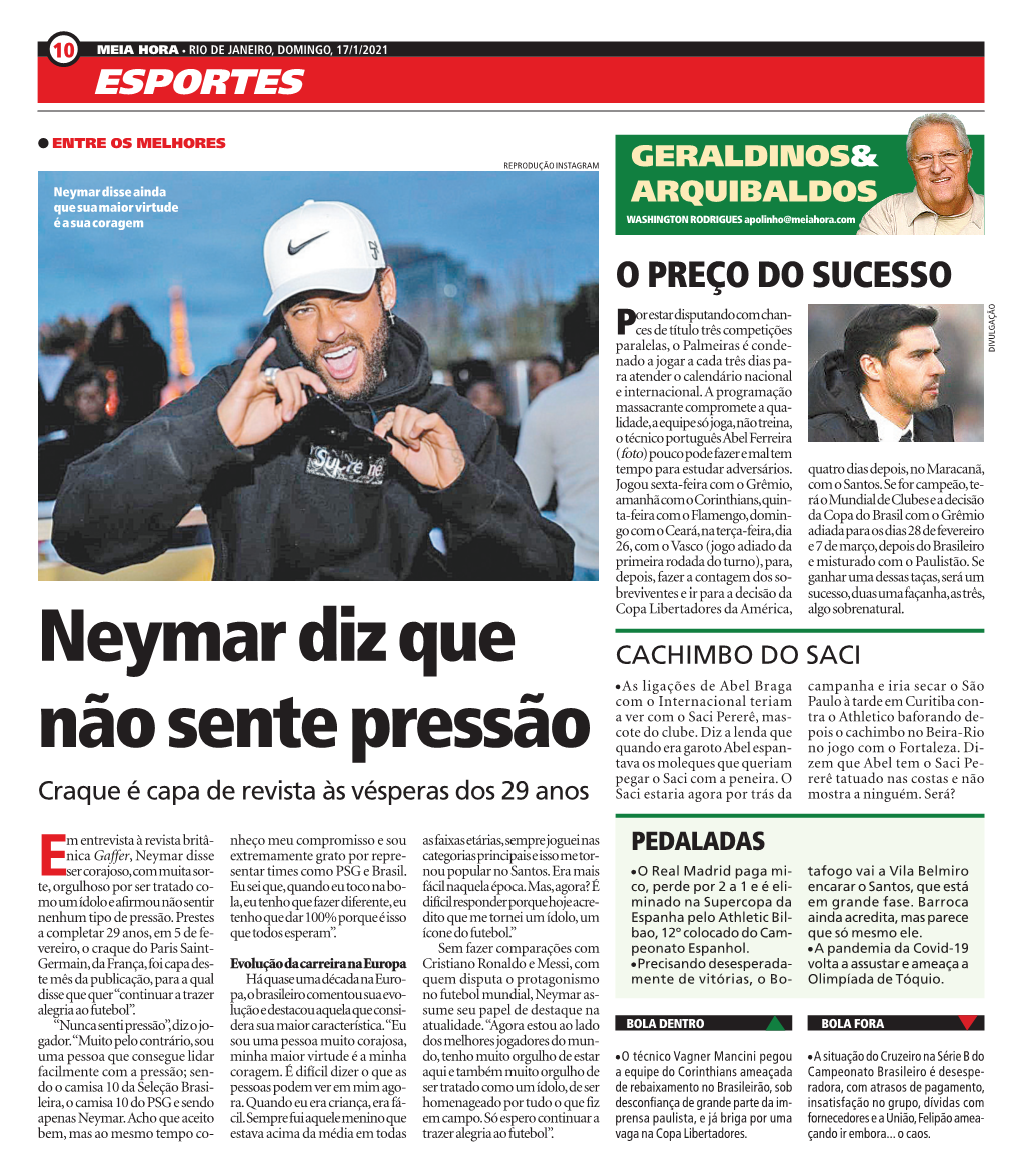 Neymar Diz Que Não Sente Pressão