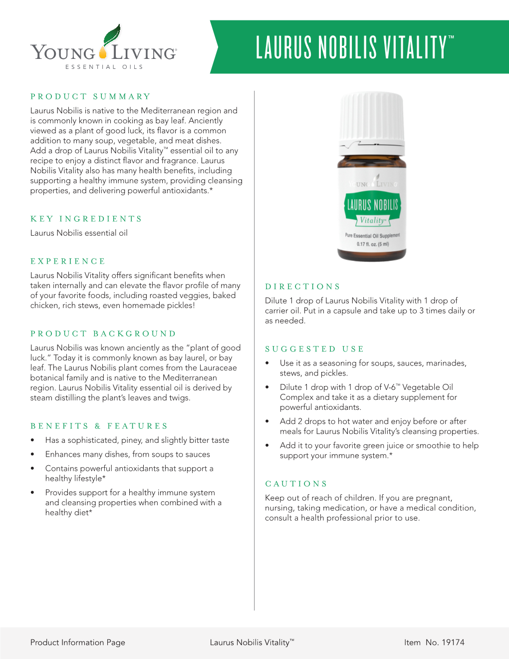 Laurus Nobilis Vitality™