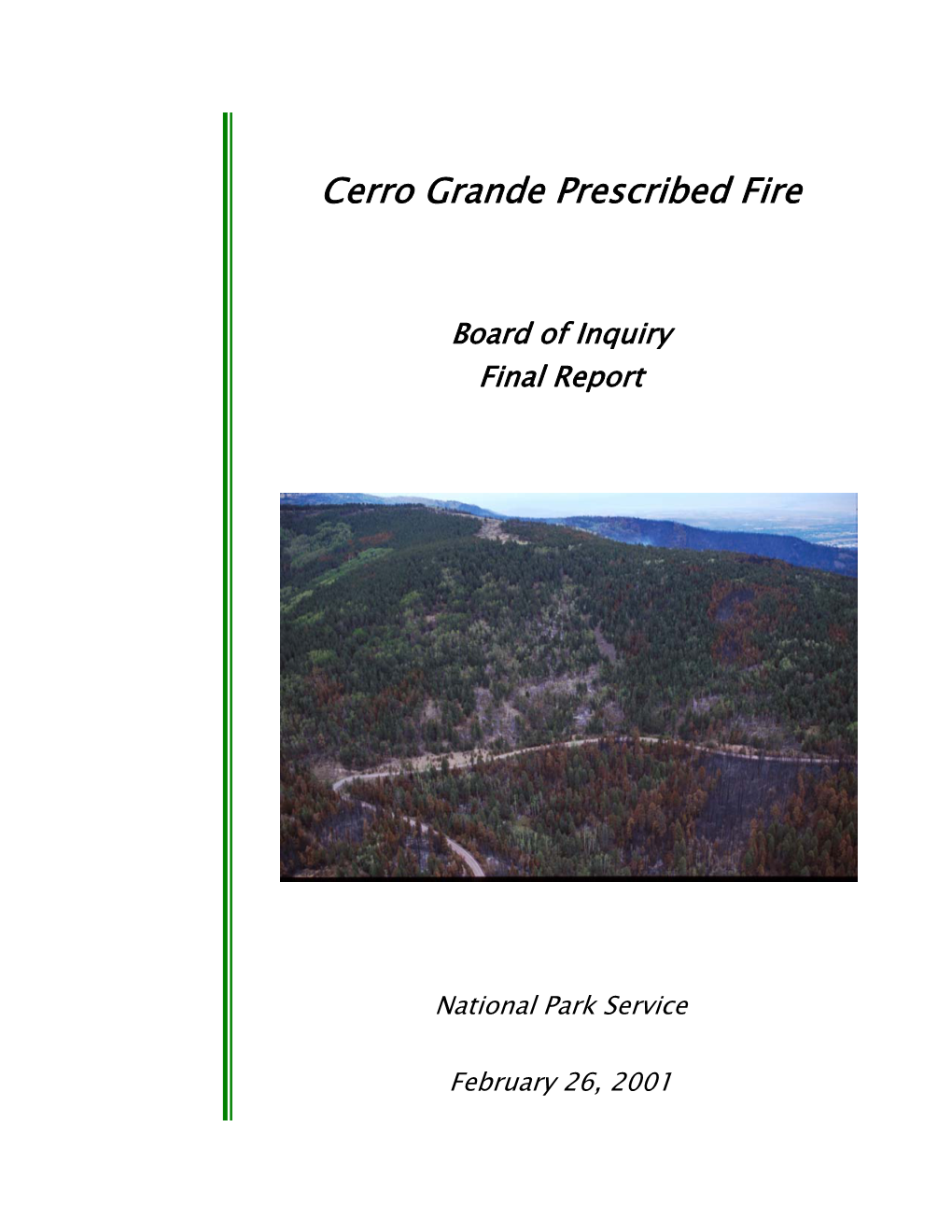 Cerro Grande Prescribed Fire