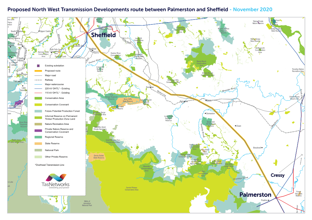 NWTD Map Heybridge to Palmerston Both Sections