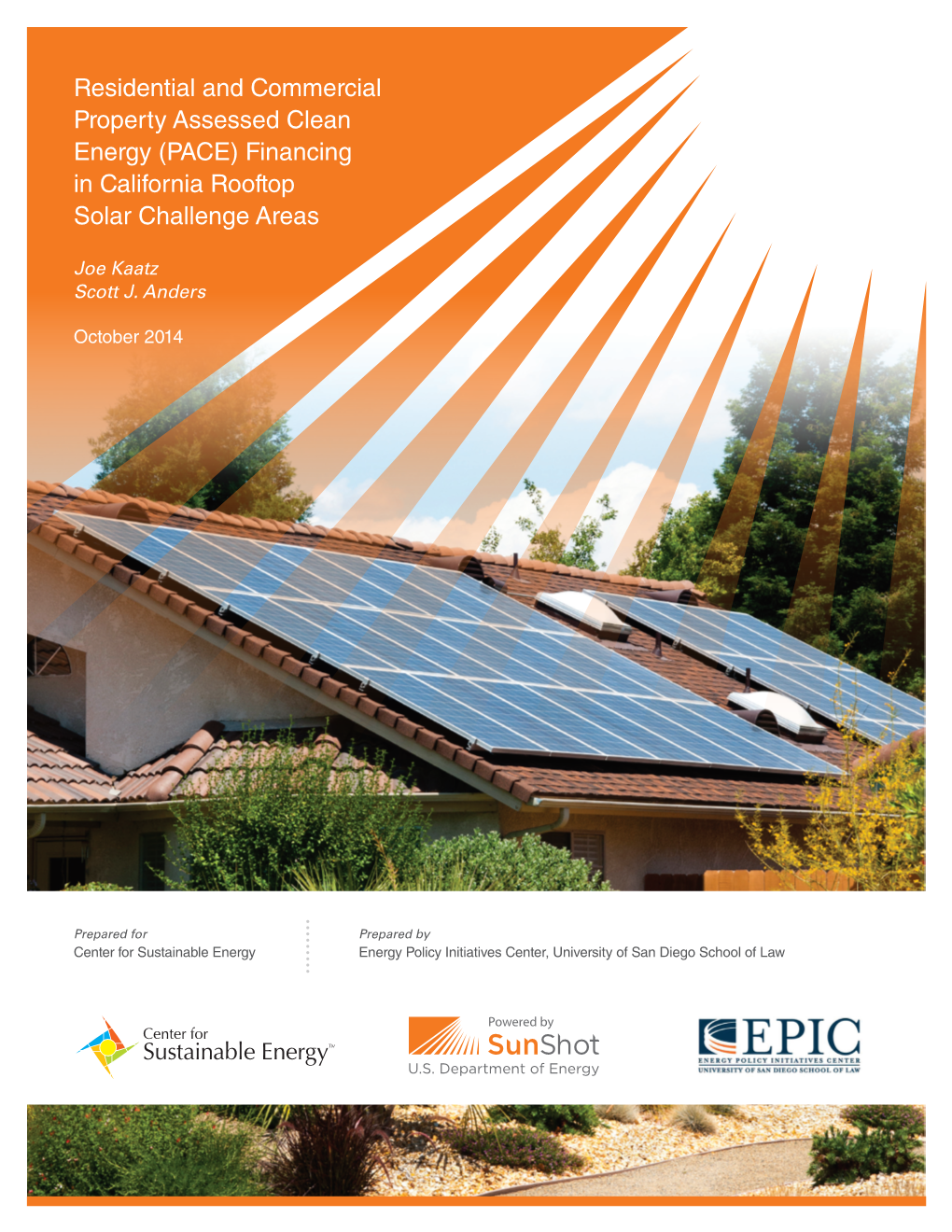 PACE) Financing in California Rooftop Solar Challenge Areas