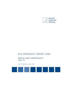 Kas Democracy Report 2008