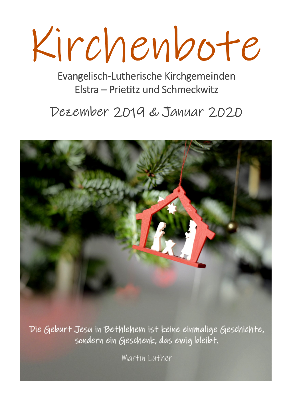 Kirchenbote Dezember 2019 – Januar 2020