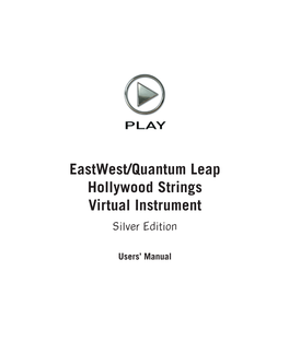 Eastwest/Quantum Leap Hollywood Strings Virtual Instrument Silver Edition