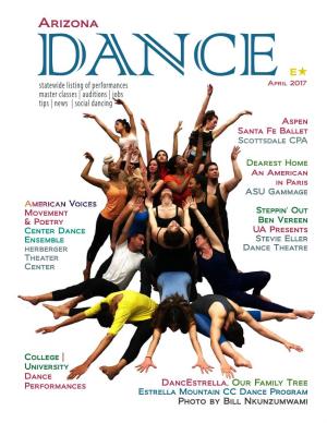 April 2017 Dancemaster Classes | Auditions | Jobs Tips | News | Social Dancing