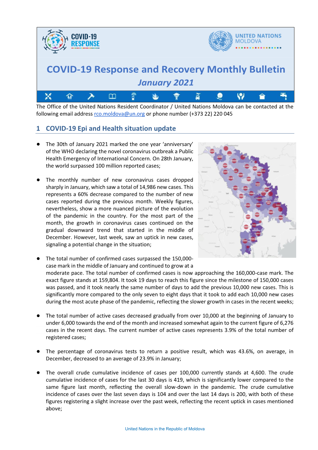 COVID-19 Response and Recovery Monthly Bulletin