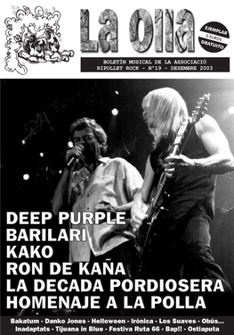 Boletín Musical De La Associació Ripollet Rock