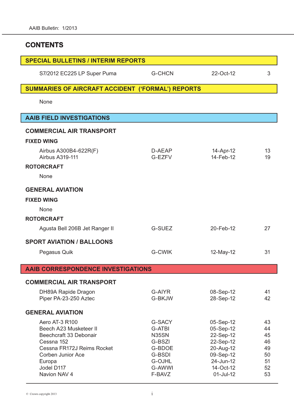 Contents Contents