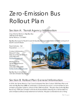 BBB Zero-Emission Bus Rollout Plan