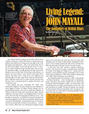 John Mayall the Godfather of British Blues by Mike Shivvers