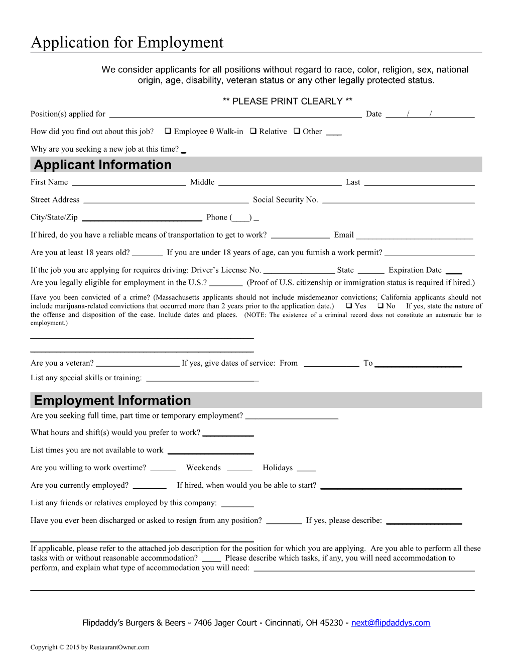 Application for Employment s41